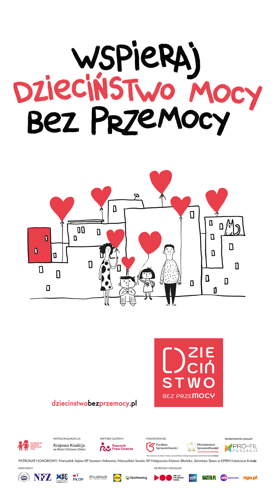 plakat dotyczący wspierania dzieci