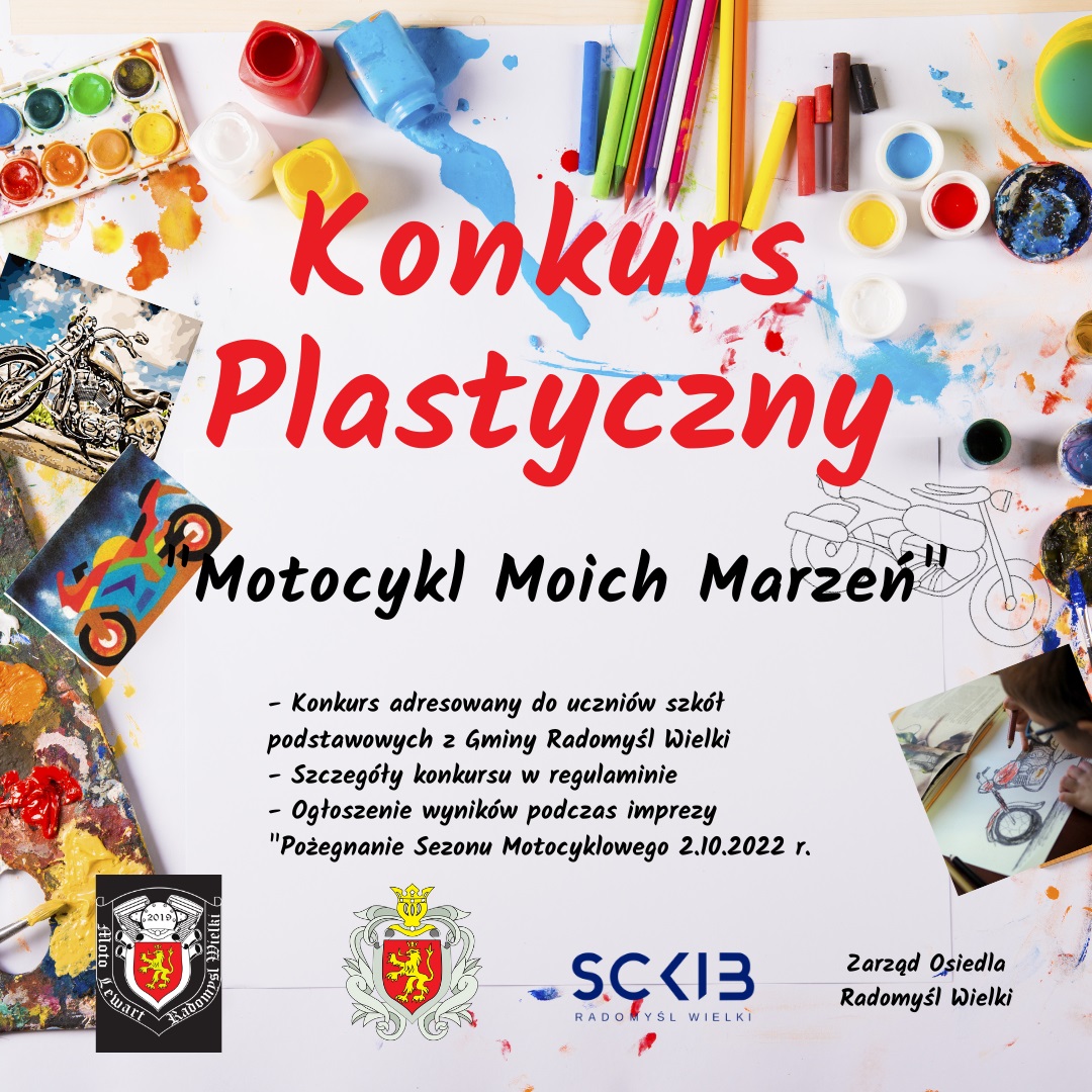 Plakat konkursu Motocykl Moich Marzeń